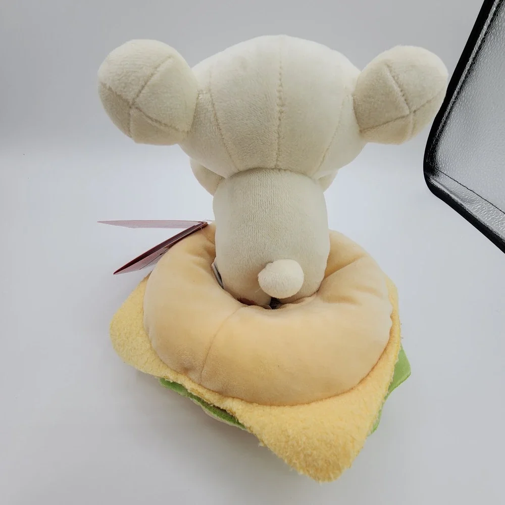 San-X Rilakkuma Korilakkuma Bagel Soft Plush Doll 6 Inch Stuffed‎ Toy NEW w/ Tag